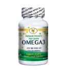 Natural Fervor Omega 3 EPA 180/DHA 120 Fish Oil 2000mg 100 Softgels 