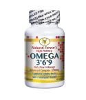 Natural Fervor Omega 3.6.9  Fish oil, Flax seed & Borage oil Complex 2400mg 90 Softgels 